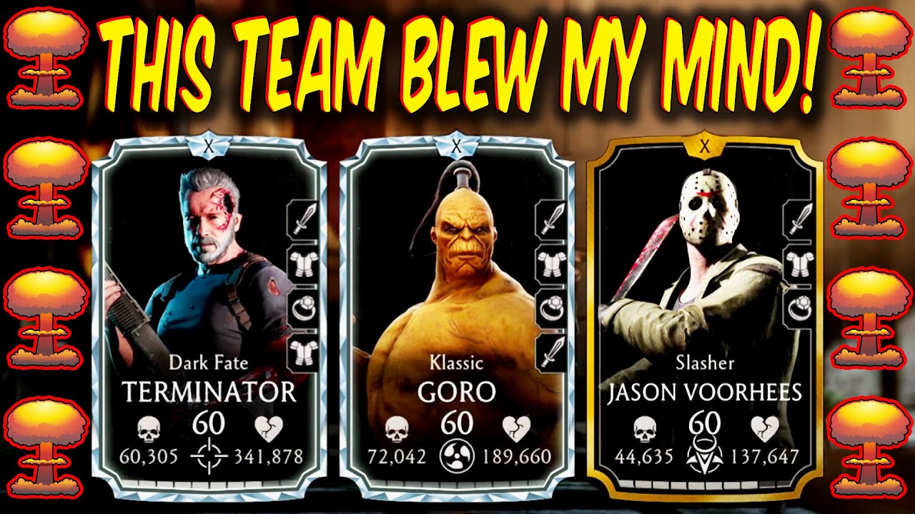 MK Mobile. I Faced Double Terminator Team TWICE with Awesome Resurrection Team. You Won't Believe It
