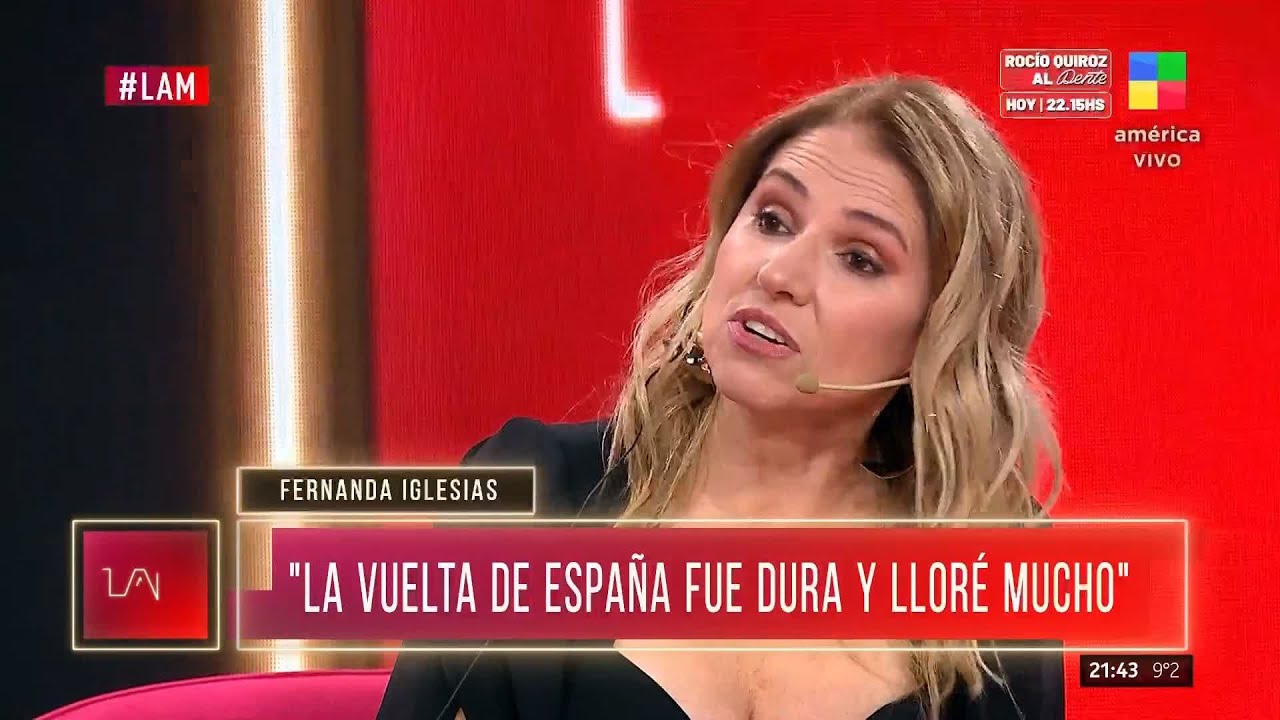 FERNANDA IGLESIAS HABLA del DIF&Iacute;CIL MOMENTO que ATRAVIESA y los MOTIVOS de su SEPARACI&Oacute;N