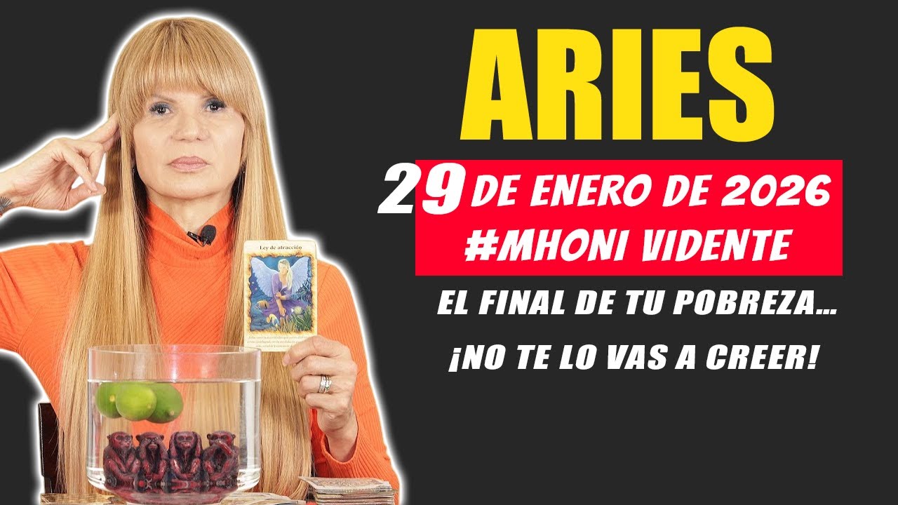 Horóscopo Hoy Aries 29 de Enero 2026. Mhoni Vidente 💀 EL FINAL DE TU POBREZA… ¡NO TE LO VAS A CREER!