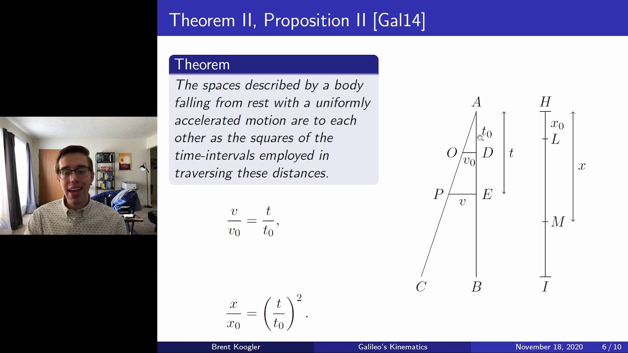 Galileo's Kinematics