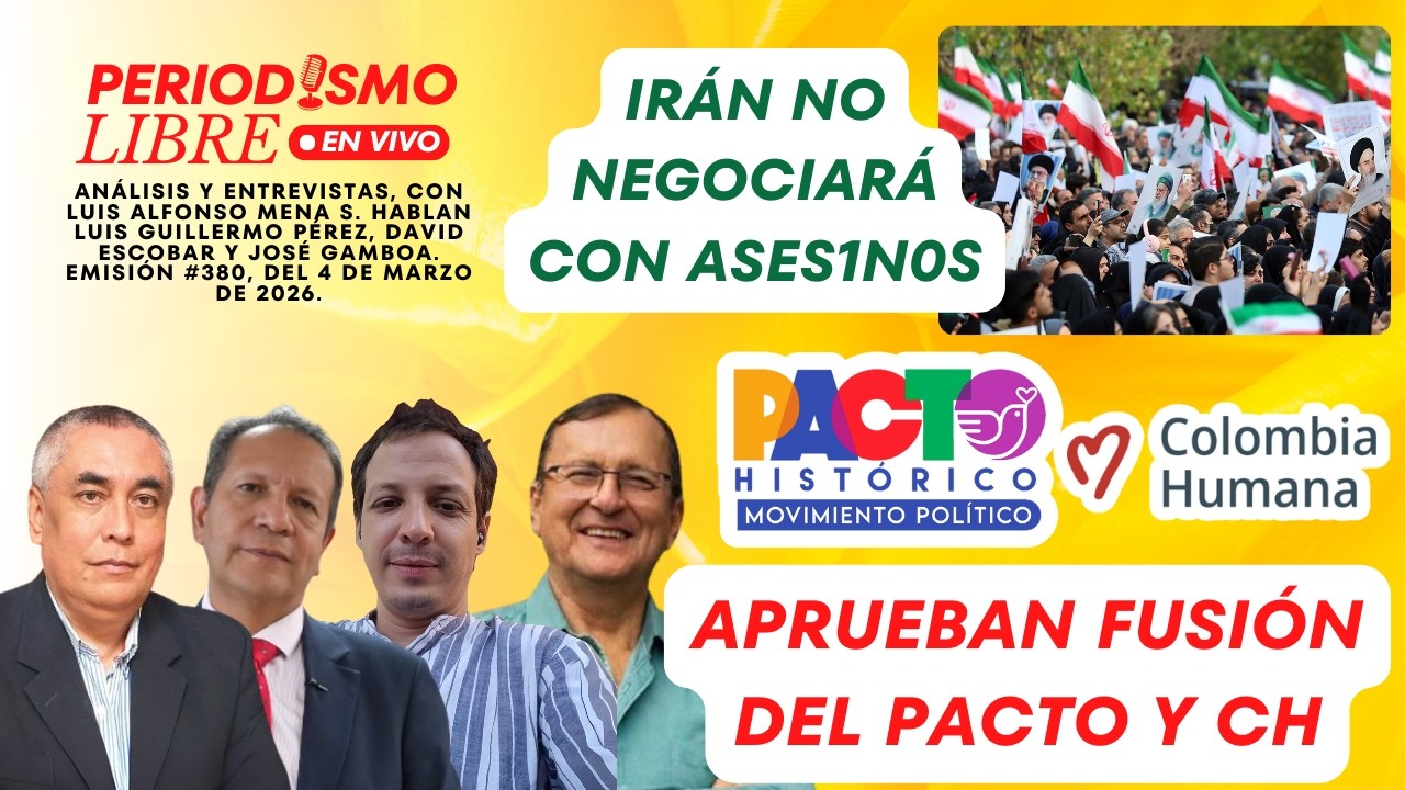 IRÁN NO NEGOCIARÁ CON ASES1N0S. - APRUEBAN FUSIÓN DEL PACTO Y CH