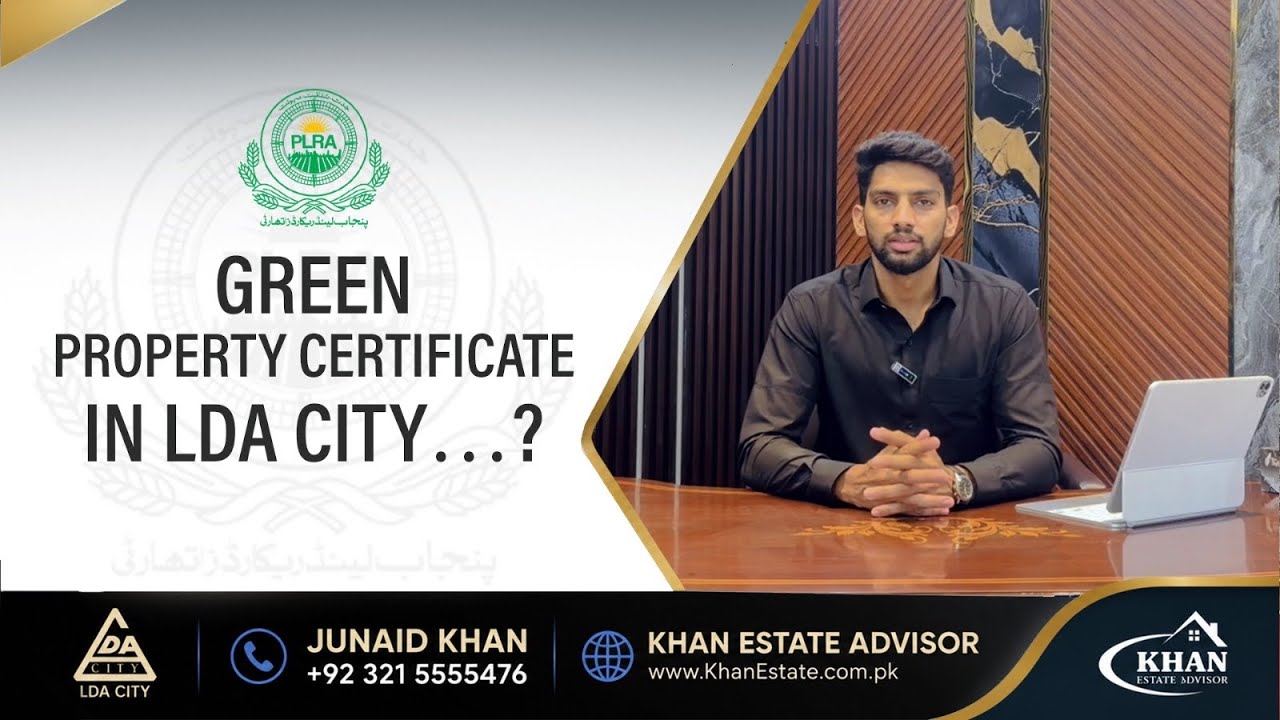 Green Property Certificate in LDA City Lahore | Complete PLRA Guide 2026