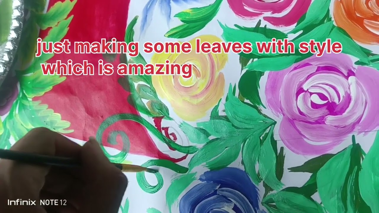 Every leaf tells a story 🌿Watch me paint a Sword Fern and turn nature into art.#SwordFern  