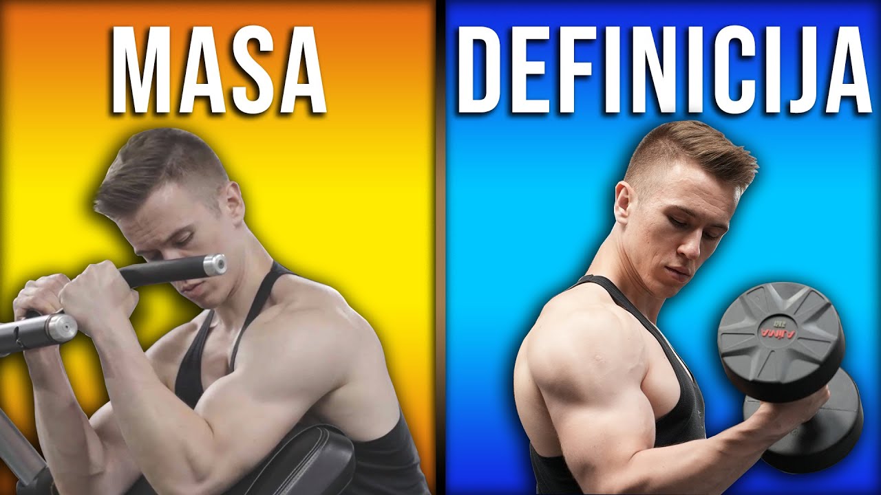 TRENIRAŠ POGREŠNO❗ Masa vs Definicija || Razlike u treningu