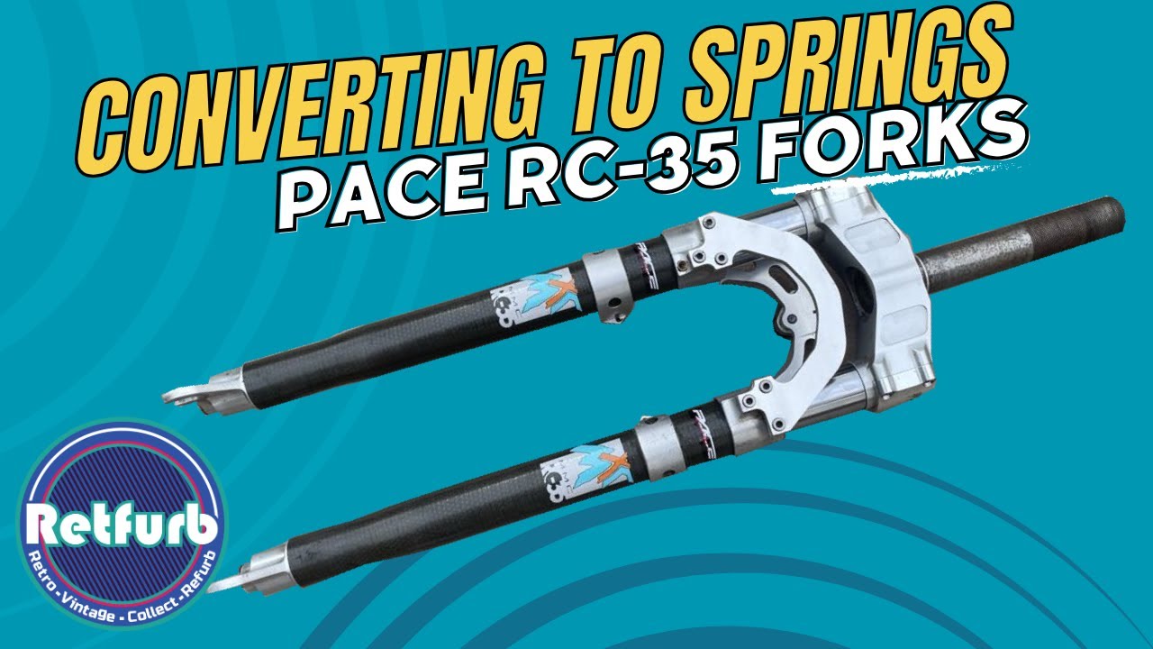 Elastomer To Spring Conversion On Pace RC-35 Forks - How-To - Retfurb Vintage Refurb