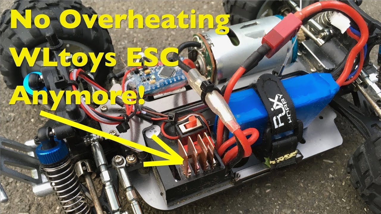 How To Prevent WLtoys ESC From Overheating / Cutting Out!