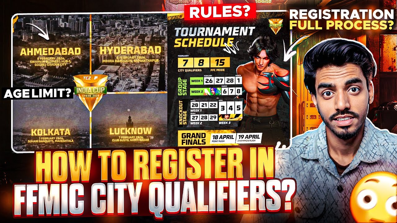 HOW TO REGISTER IN FFMIC CITY QUALIFIERS? | FFMIC CITY QUALIFIERS FULL DETAILS | FFMIC SPRING 2026