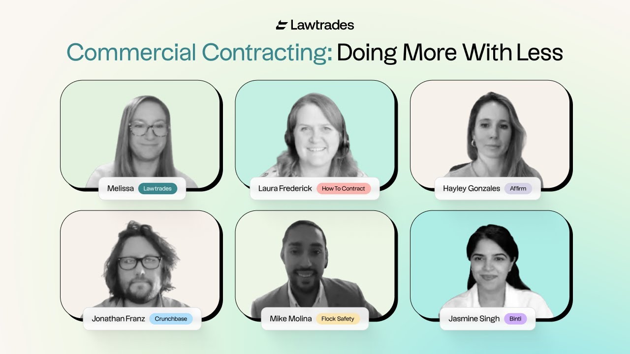 Commercial Contracting: Doing More With Less