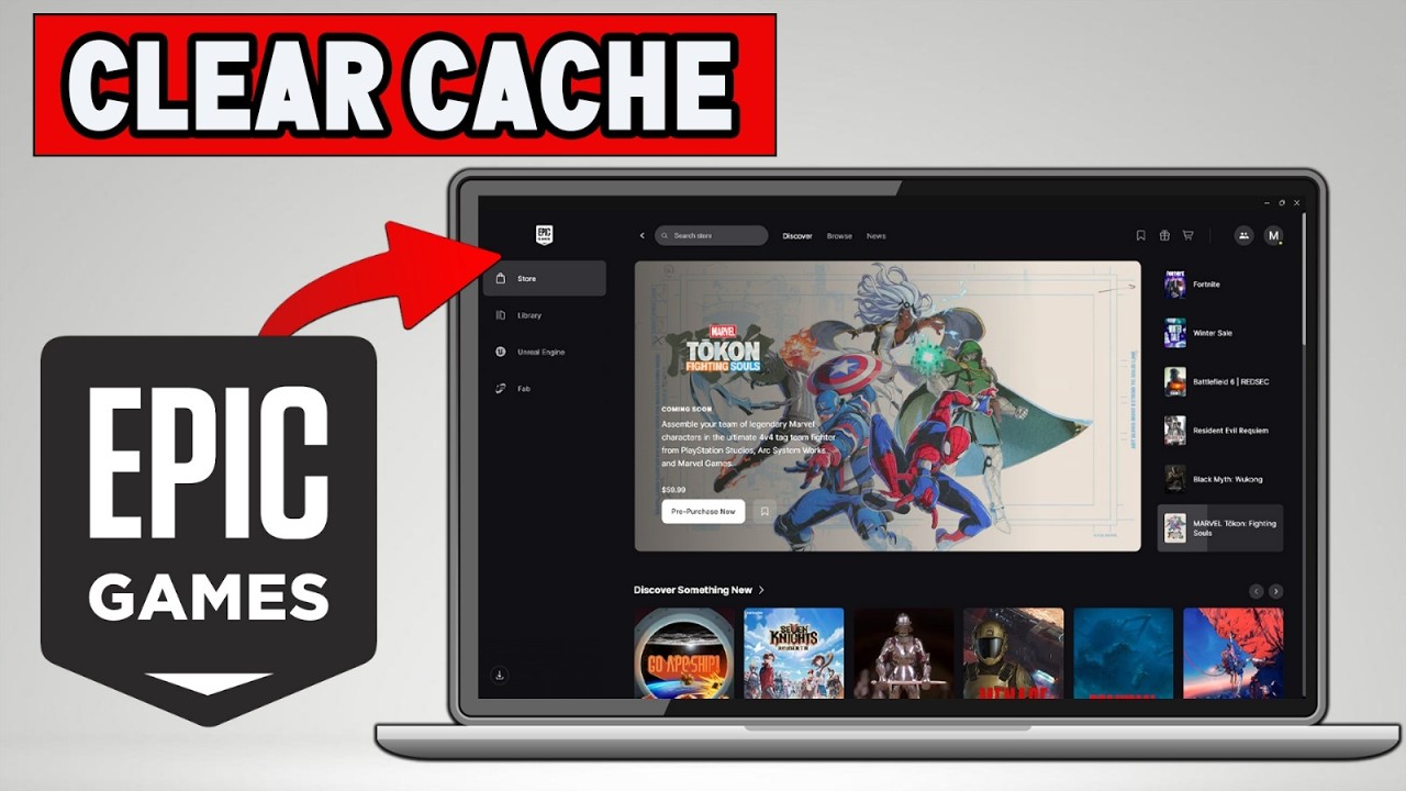 How to clear epic games launcher cache on windows 10/11
