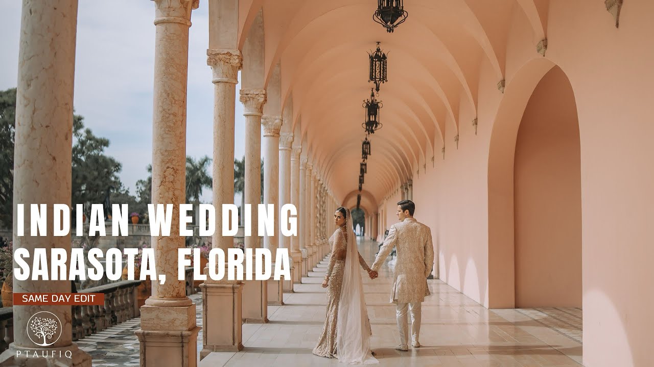 Sarasota Luxury Wedding SDE | Indian Wedding at The Ritz-Carlton | Kavita & Max