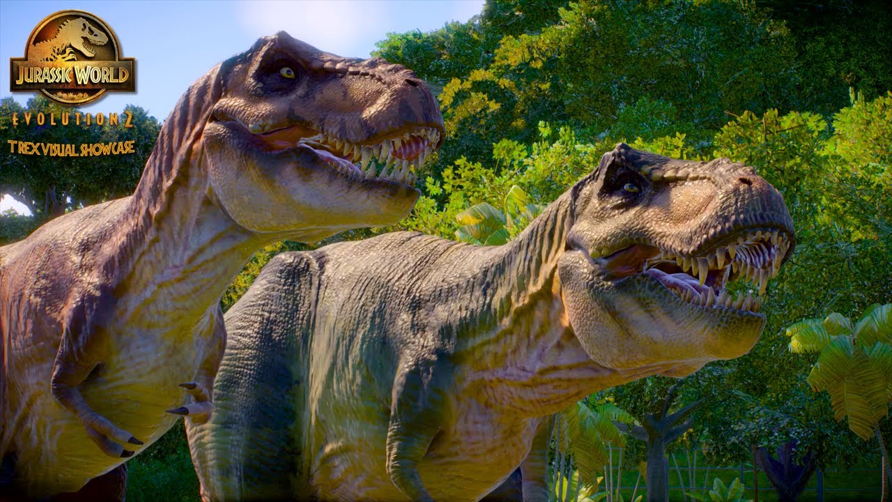 T-Rex Skins Unleashed! | A Visual Showcase in Jurassic World Evolution 2 (No Commentary)