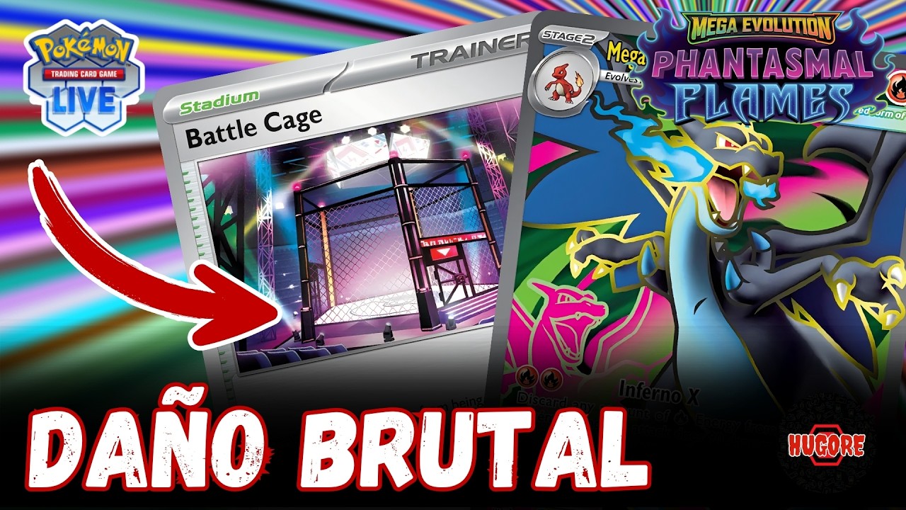 💣 &iquest;Da&ntilde;o Ilimitado?🔥 El mazo m&aacute;s agresivo del set l Mega Charizard x l Pokemon TCG Live