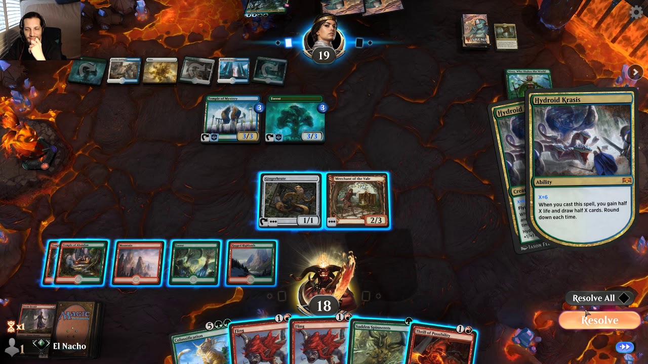 Magic the gathering Arena - Colossification Deck