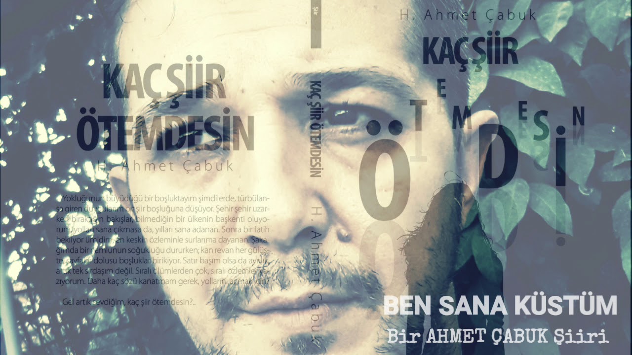 BEN SANA KÜSTÜM Eser:Ahmet Çabuk  Yorum:Zafer Yıldırım #şiir #şiirsokakta #şiirheryerde