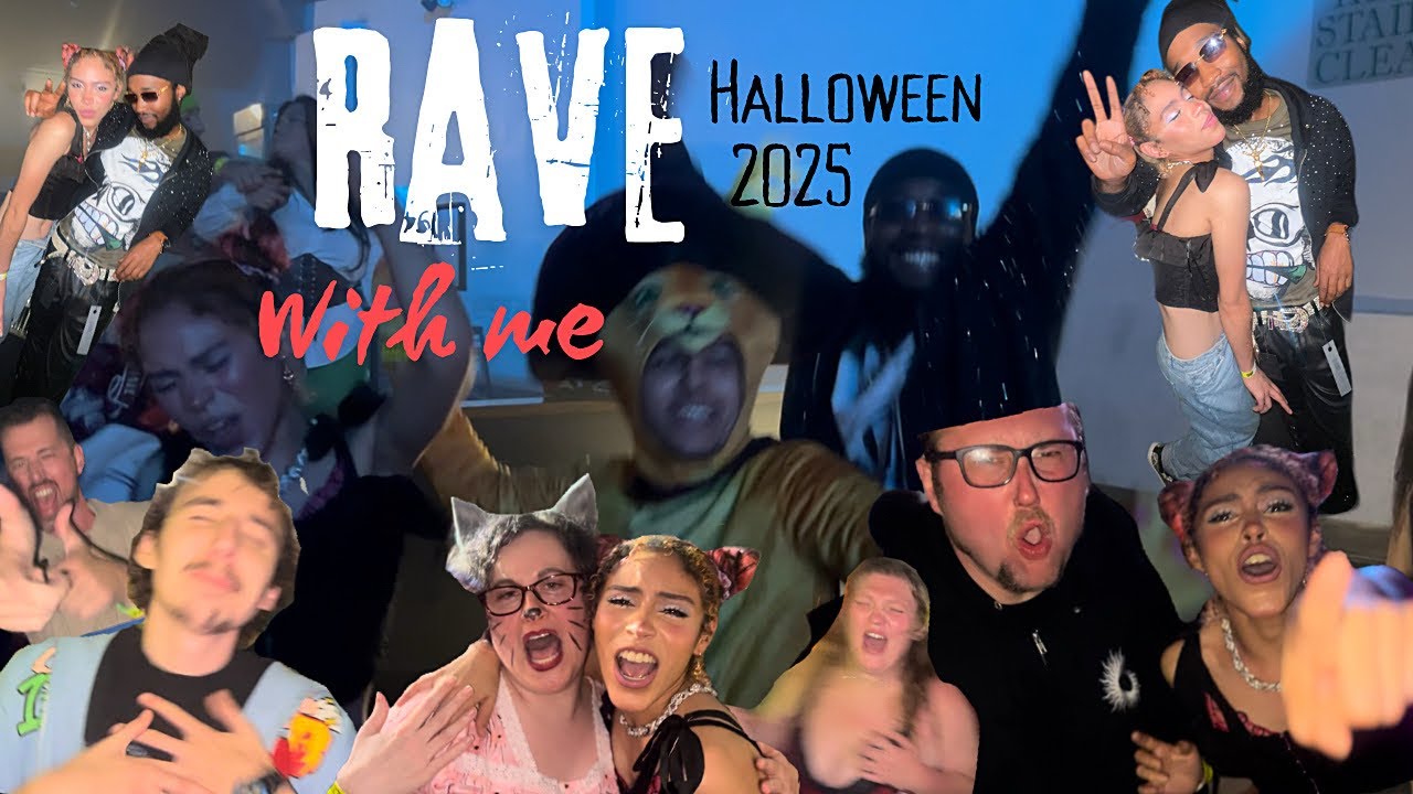 Halloween Party Vlog 2025 🎃 | My First Rave Experience 🎧