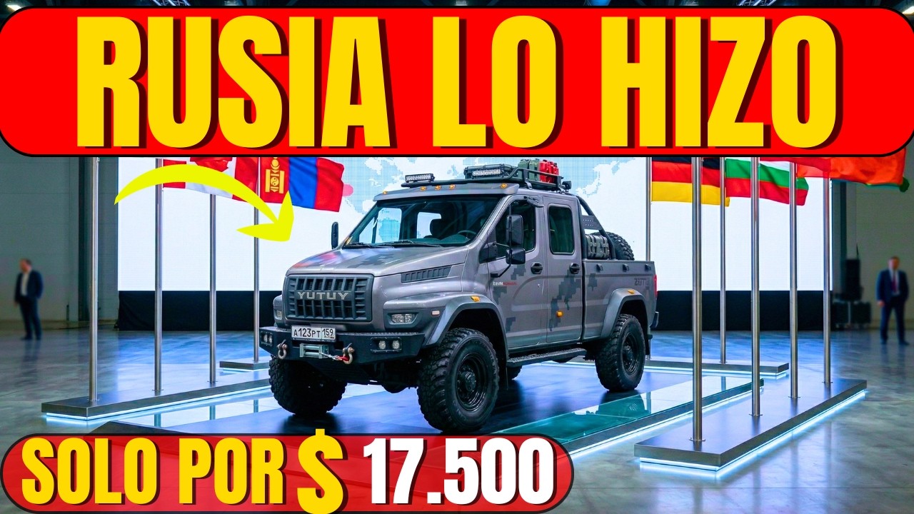 RUSIA IMPACTA AL MUNDO: Esta pickup cuesta una miseria y lo aguanta todo