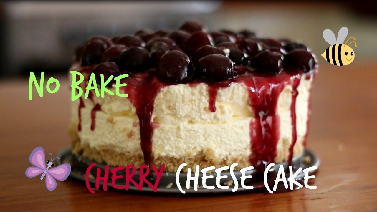 No Bake Cheesecake Recipe _ Easy Cherry Cheesecake Recipe