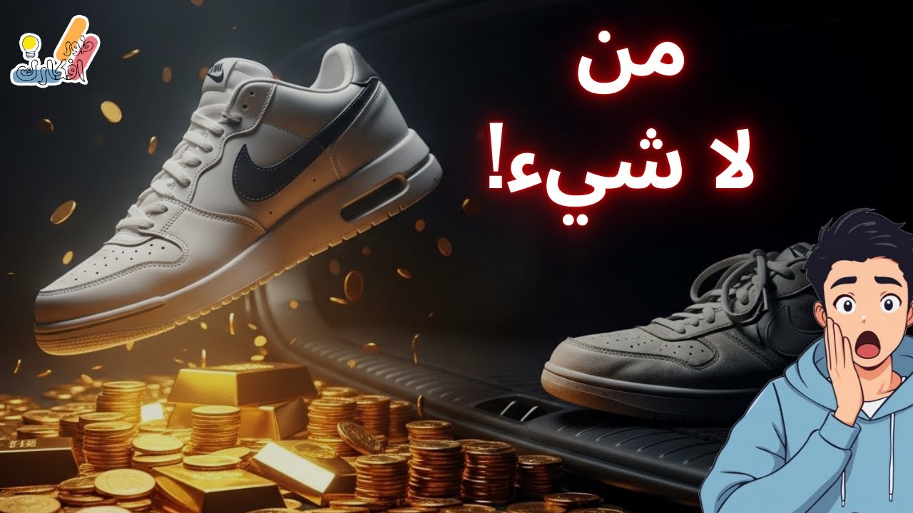 قصة نايكي الحقيقية| من صندوق سيارة إلى أسطورة عالمية! 🔸طور افكارك