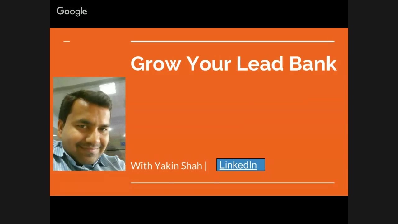 Grow Your Lead Bank - Introductory Session 16th April-3PM