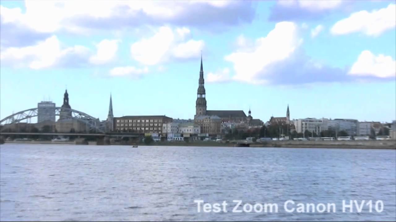 Test Zoom Canon HV10