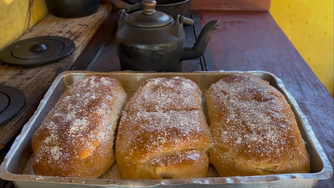 NUNCA FEZ PÃO CASEIRO? APRENDA COM ESSA RECEITA SIMPLES DA ROÇA, PASSO A PASSO.