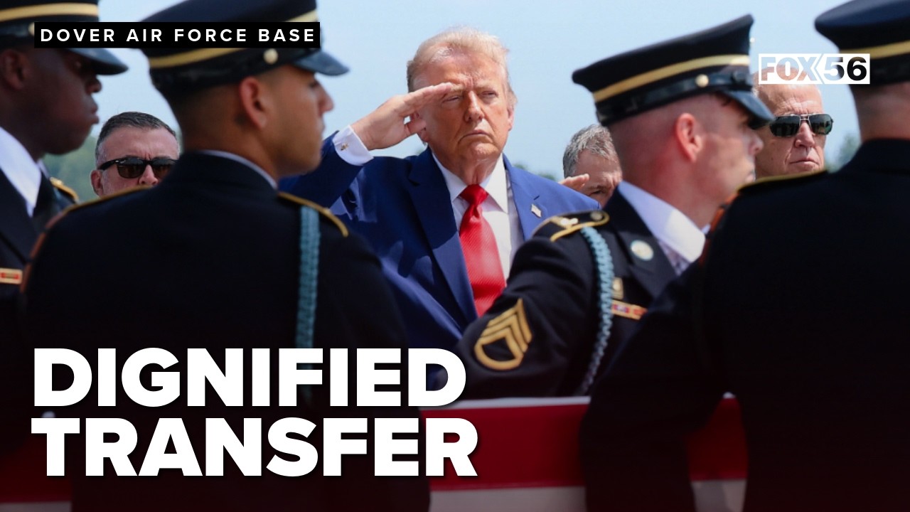 Trump attends dignified transfer of fallen U.S. service members