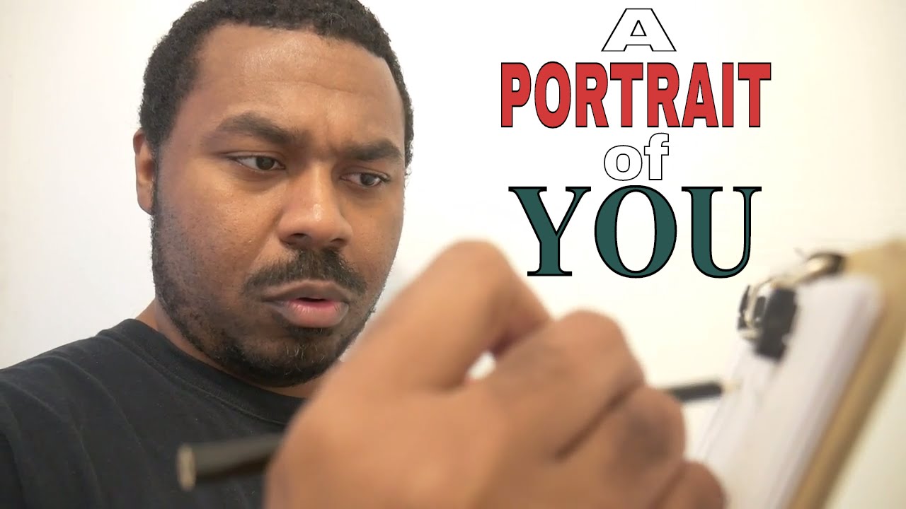 ✏️ ASMR Drawing YOU Roleplay | An ASMR Portrait Drawing | SKETCHING YOU with Colored Pencils