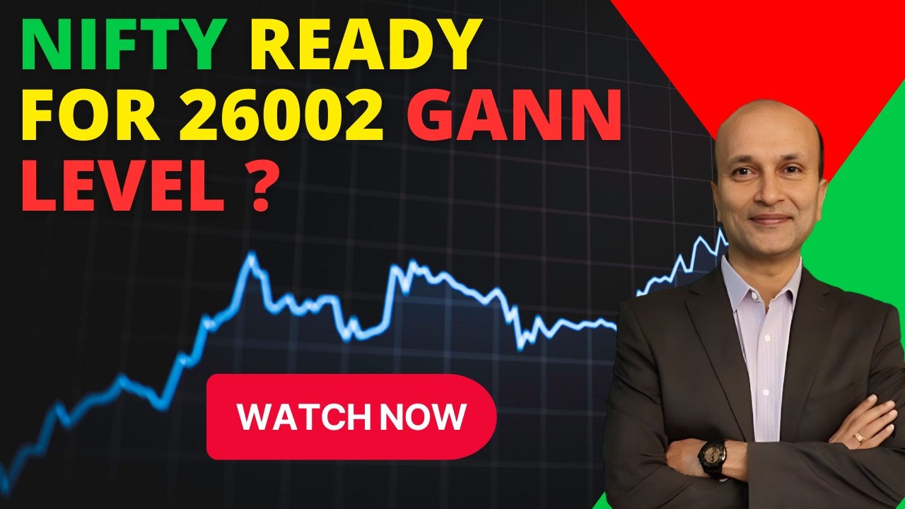 Nifty ready for 26002 Gann level?