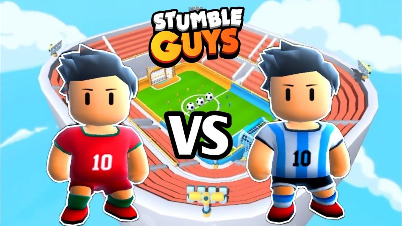 MESSI VS CRISTIANO RONALDO en STUMBLE GUYS ¿QUIÉN ES MEJOR? ASMR
