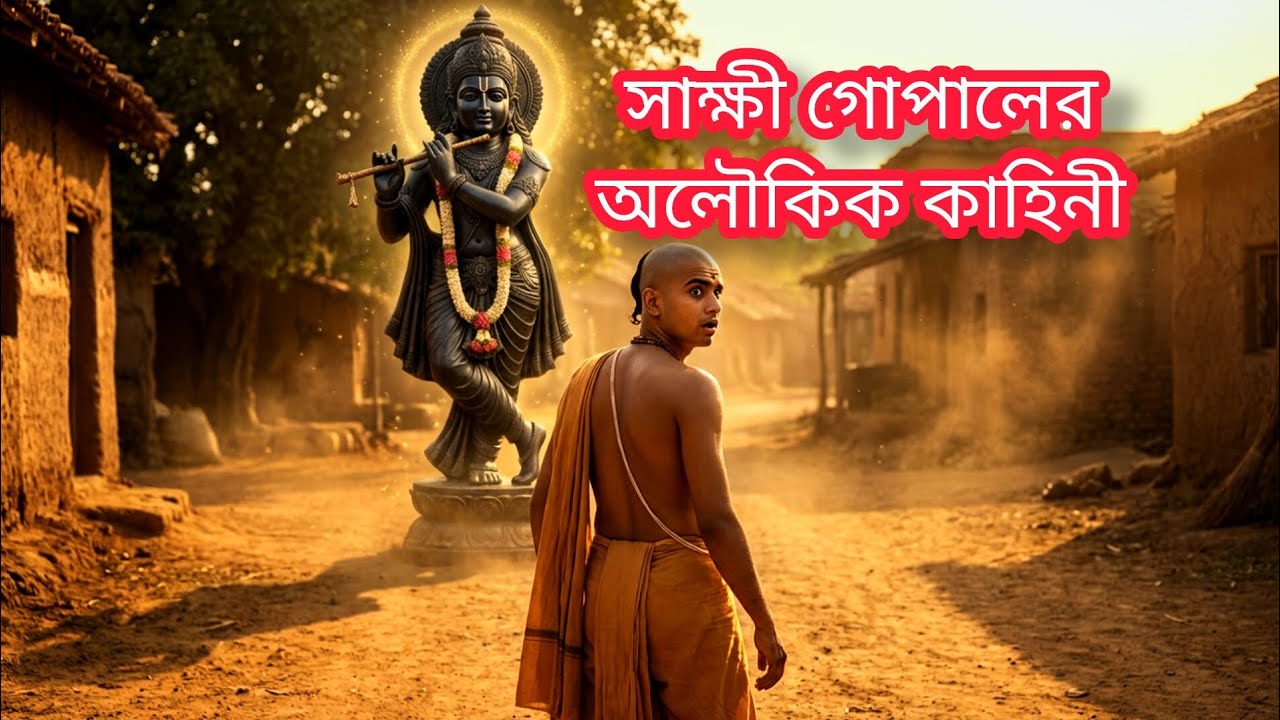 সাক্ষী গোপালের অলৌকিক কাহিনী | Sakshi Gopal Story in Bangla | Krishna Leela