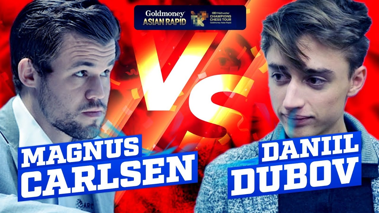 Magnus Carlsen vs Daniil Dubov (2021) - Goldmoney Asian Rapid