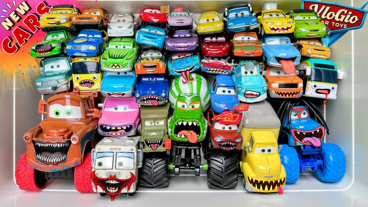 Disney Pixar Cars Unboxing Review | Lightning McQueen, Tow Mater, Doc Hudson, Sally Carrera, Cruz