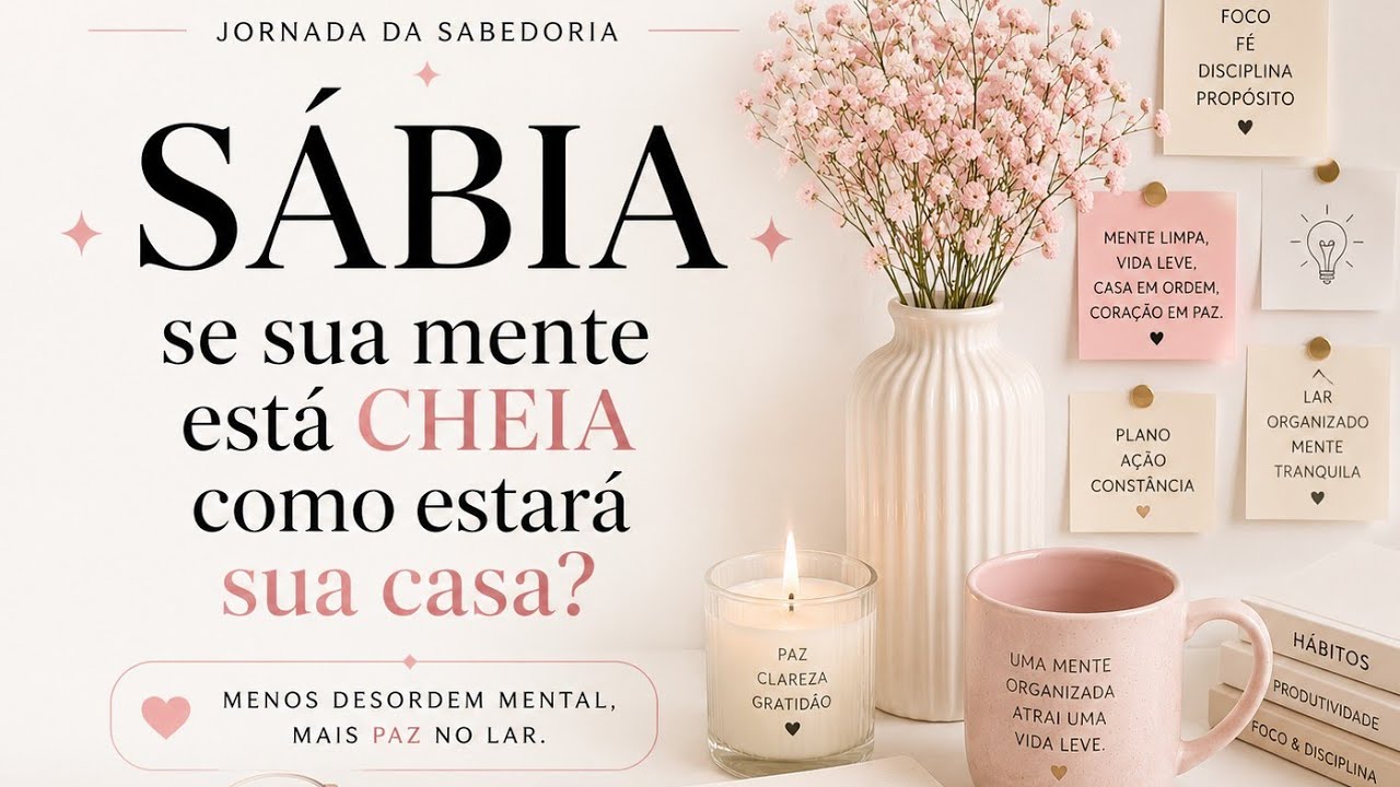 Quando a mente está cheia, a casa não acompanha