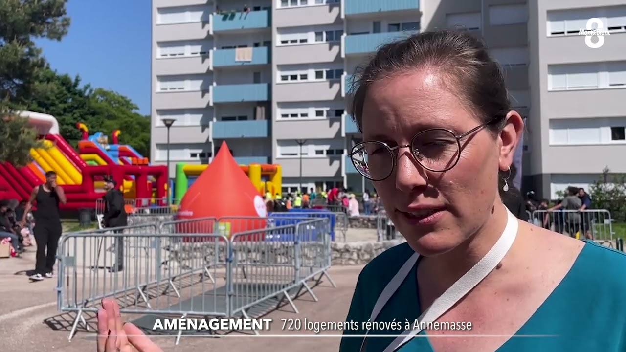 720 logement rénovés à Anemasse dans le quartier du Perrier