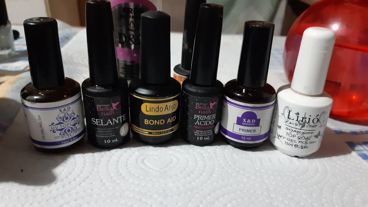 falando sobre primers, prep, top coat. Pra que serve cada um deles.