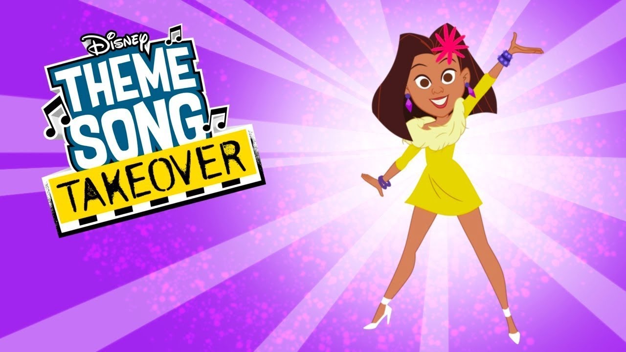 The Proud Family LaCienega's Theme Song Takeover | @disneychannelanimation