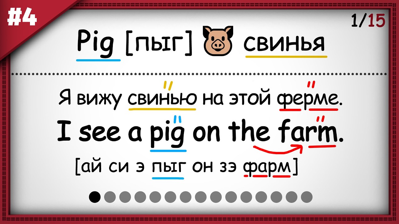 🐾 Animals: Животные на английском | 15 Английских слов по темам с примерами!