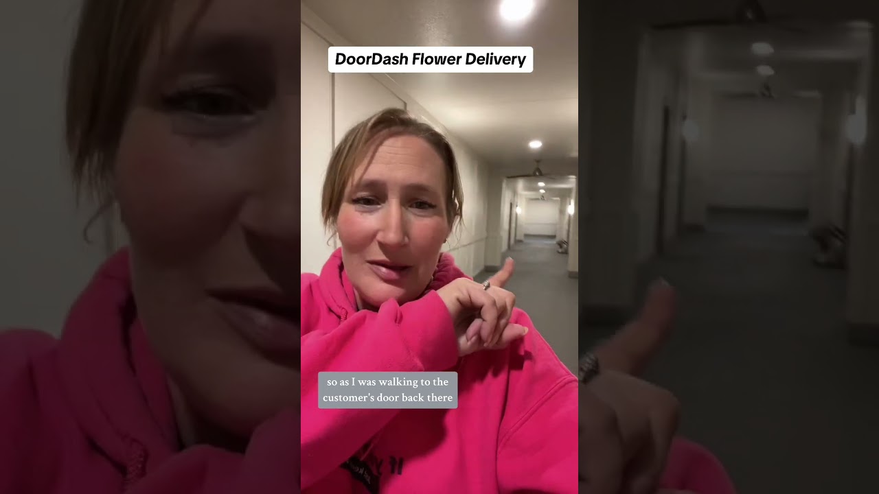My First Time Delivering Flowers on DoorDash!