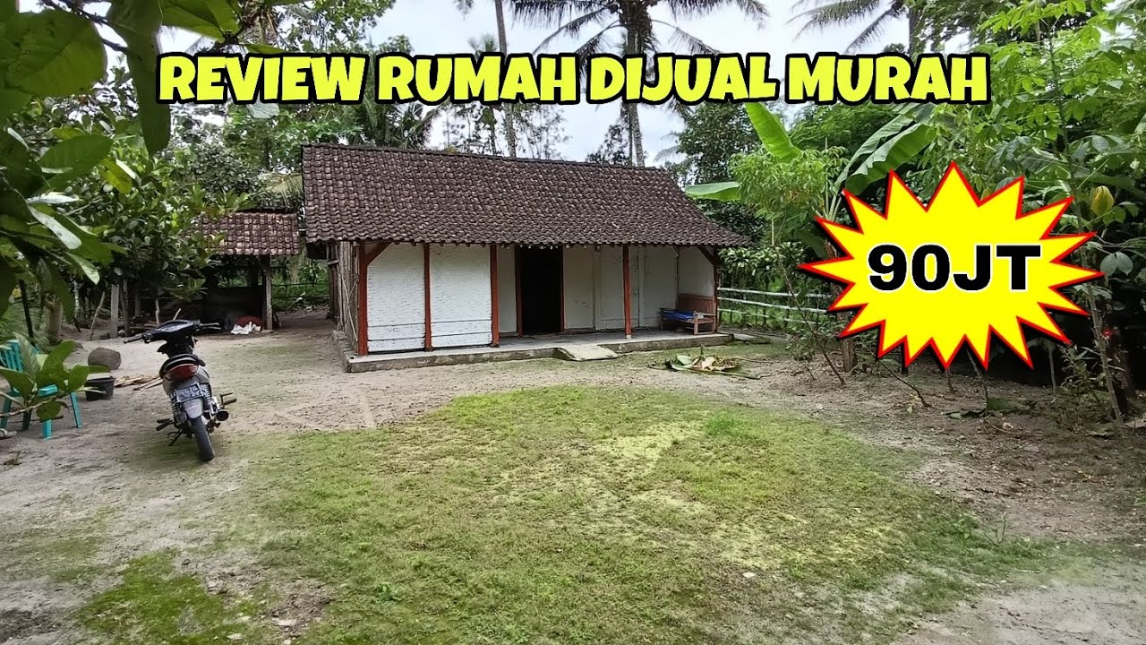 Review Rumah DIJUAL MURAH, Rumah Sederhana Tanah Luas Harga Cuma 90jt Nego