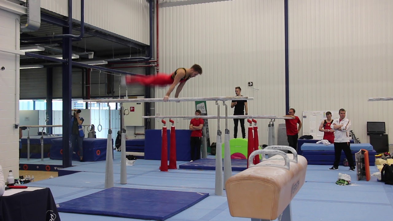 Interland BEL-NED-FRA: Daan Kenis (BEL) Parallel Bars