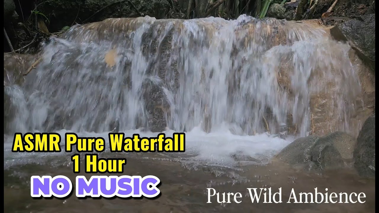 Mindful Water: Soothing Waterfall Sounds for Meditation & Yoga - Pure Nature ASMR. #waterfall #asmr