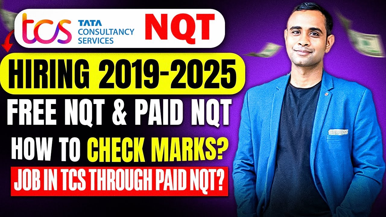 TCS NQT Hiring 2019-2025 | How to Check Score Card | Jobs in TCS through Paid NQT