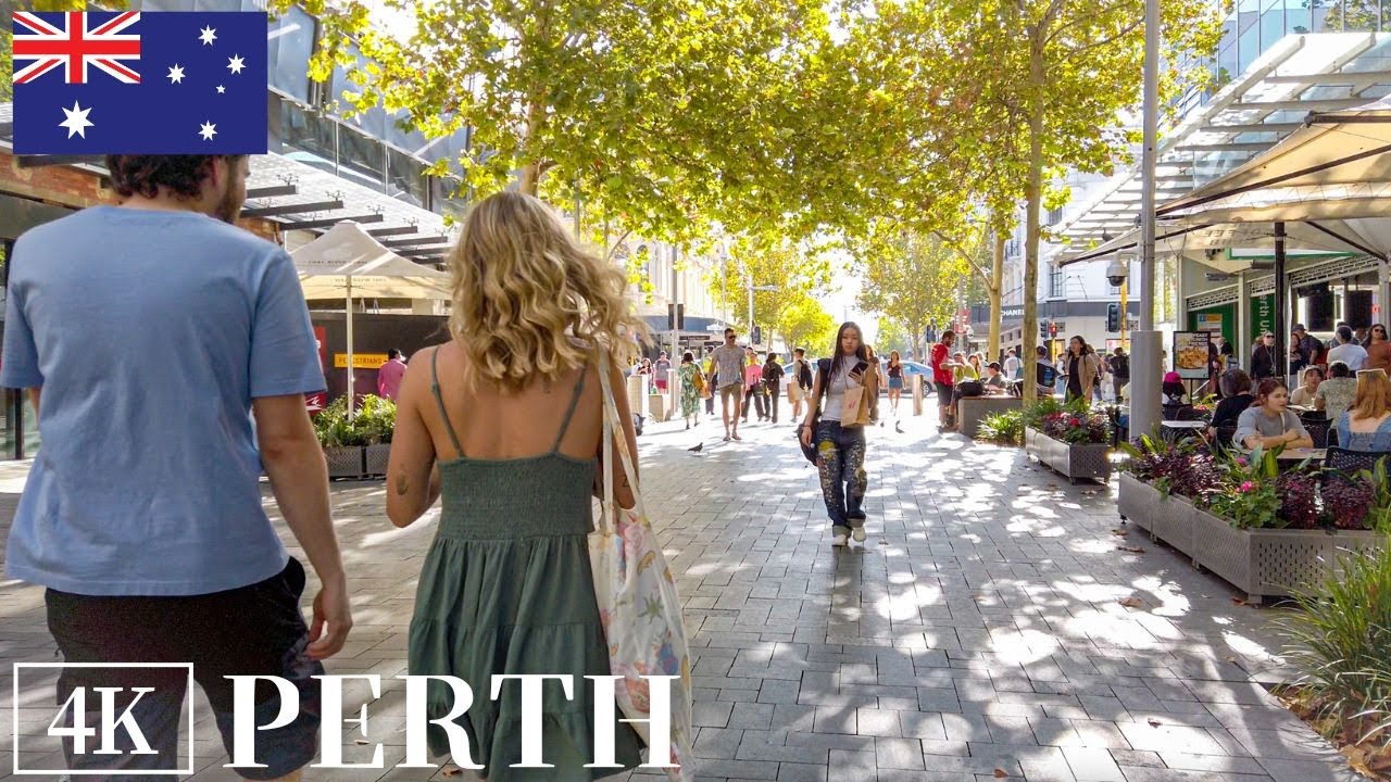 Beautiful streets in Western Australia's largest city | Perth, Australia 4K 🇦🇺