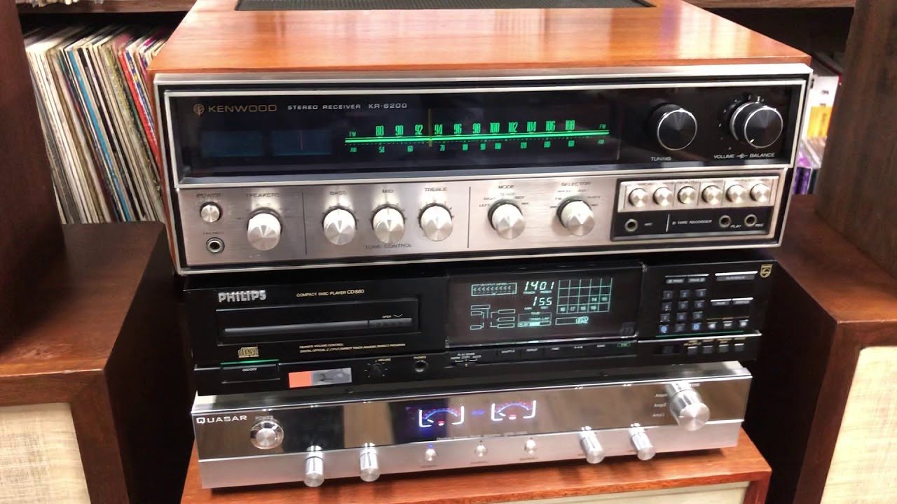 Kenwood kr6200 / 피셔 400 비교