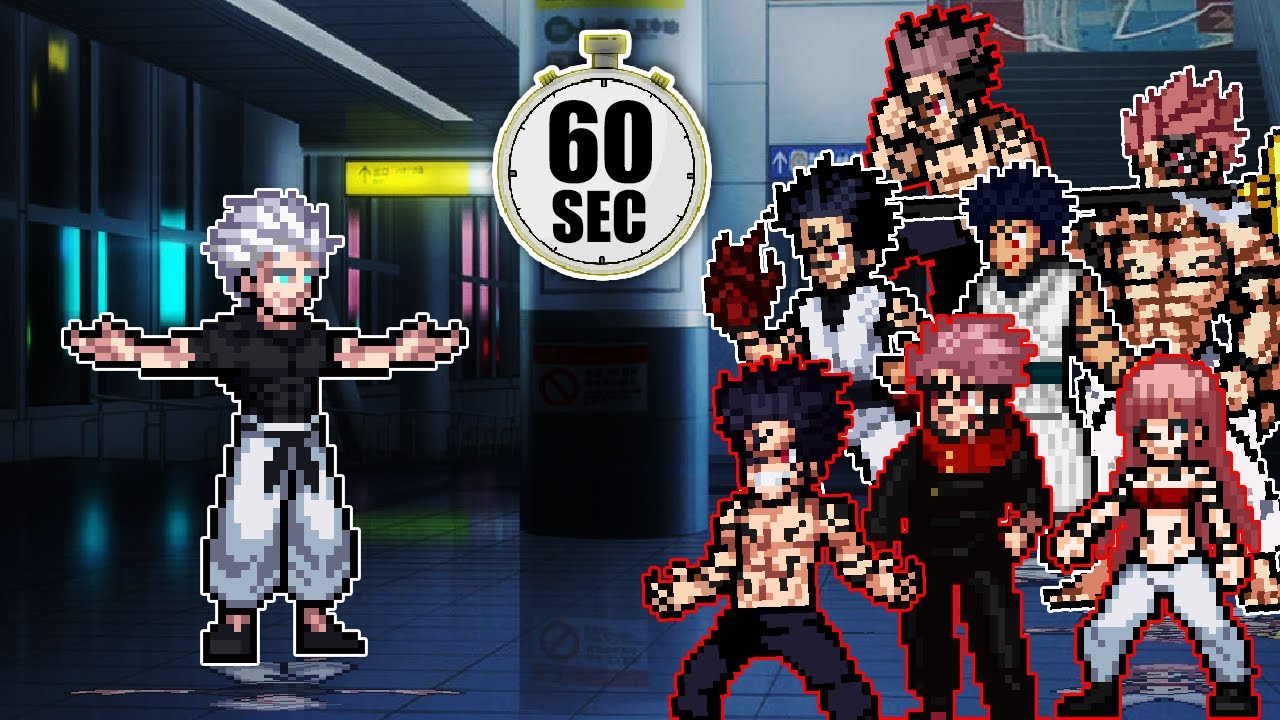Gojo Shinjuku VS All Sukuna But, in 60 Seconds