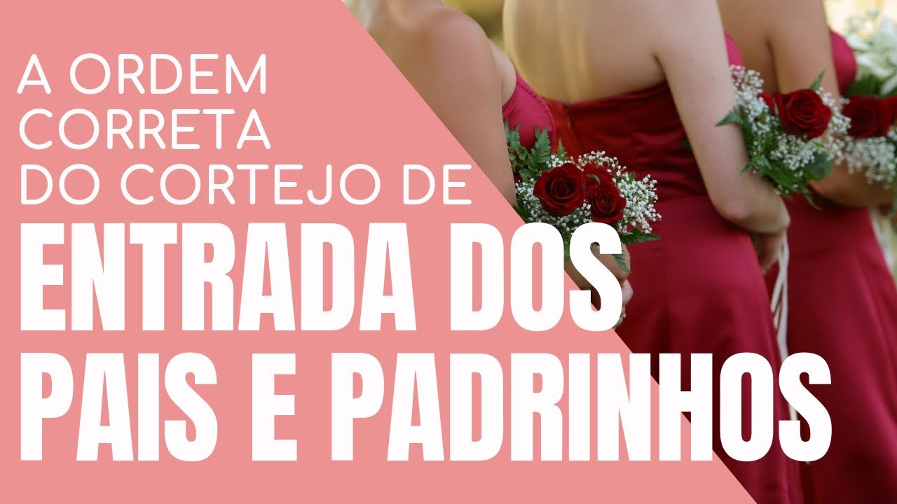 👰🏽🤵🏽A ordem de entrada correta na CERIMÔNIA DE CASAMENTO 💒 | Jéssica Bonaldi