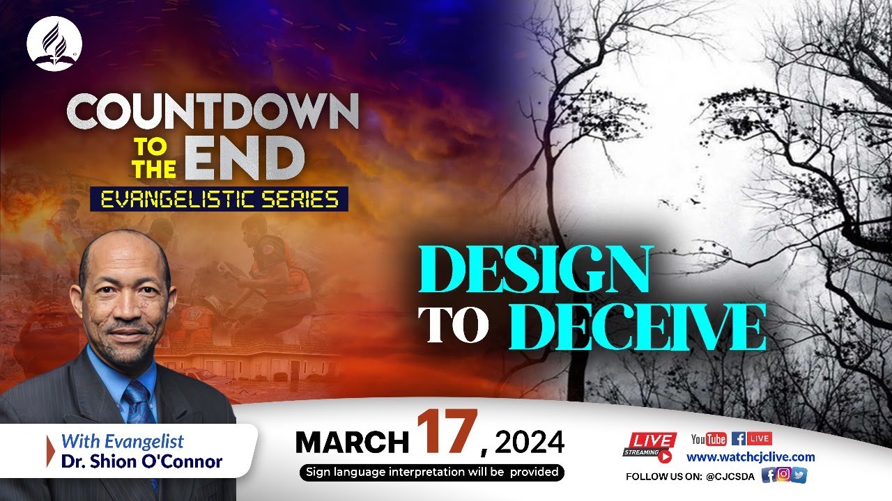Sun., Mar. 17, 2024 | CJC Online Church | Countdown to the End | Dr Shion O’Connor | 7:15 PM