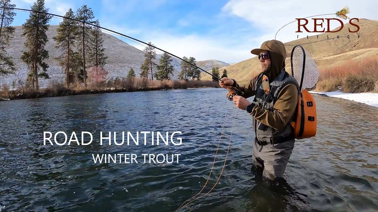 Winter Wading with a New Zealand Style Rig on the Yakima River I 4K