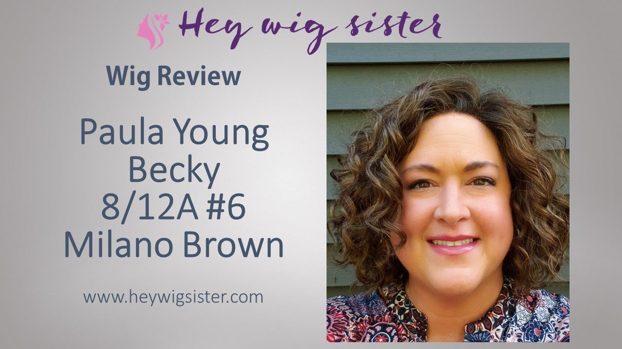 Paula Young Becky in Milano Brown 8/12A #6- CURLY Budget Friendly Wig review, lace front, mono part