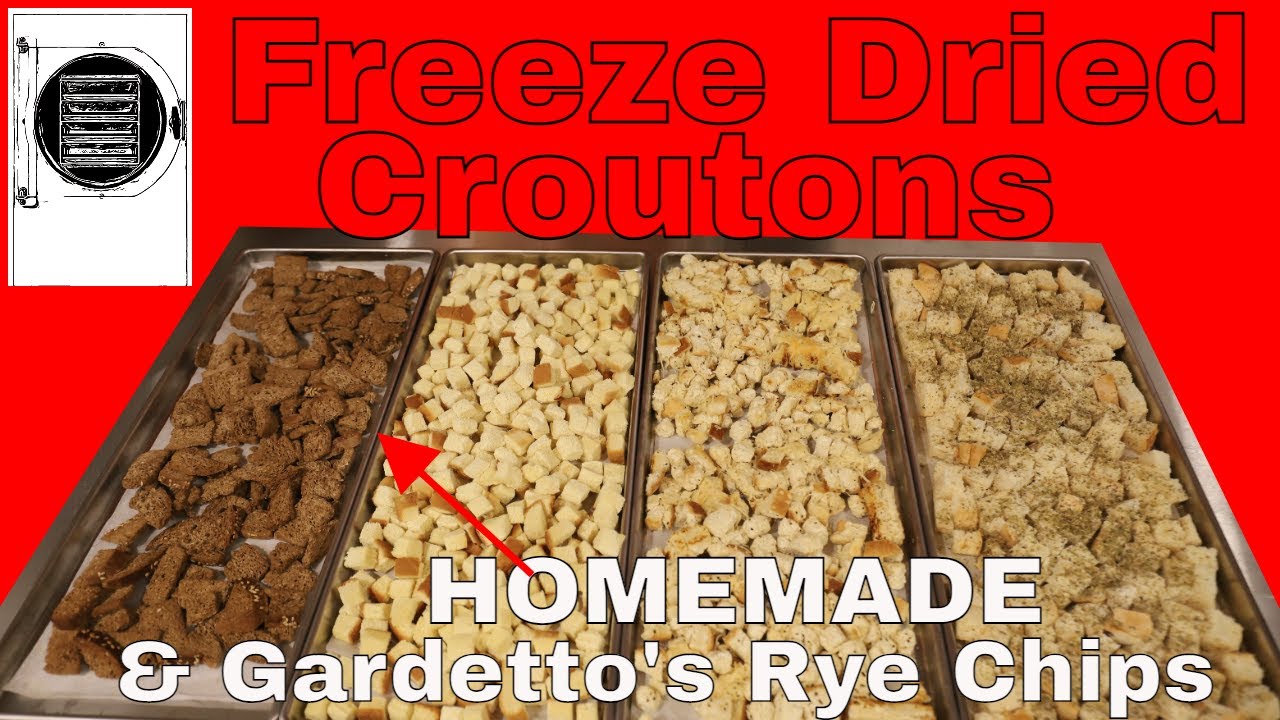 Freeze Dried Croutons -- Parmesan, Sweet Croutons & Copycat Gardetto's Rye Chips! #gardettos